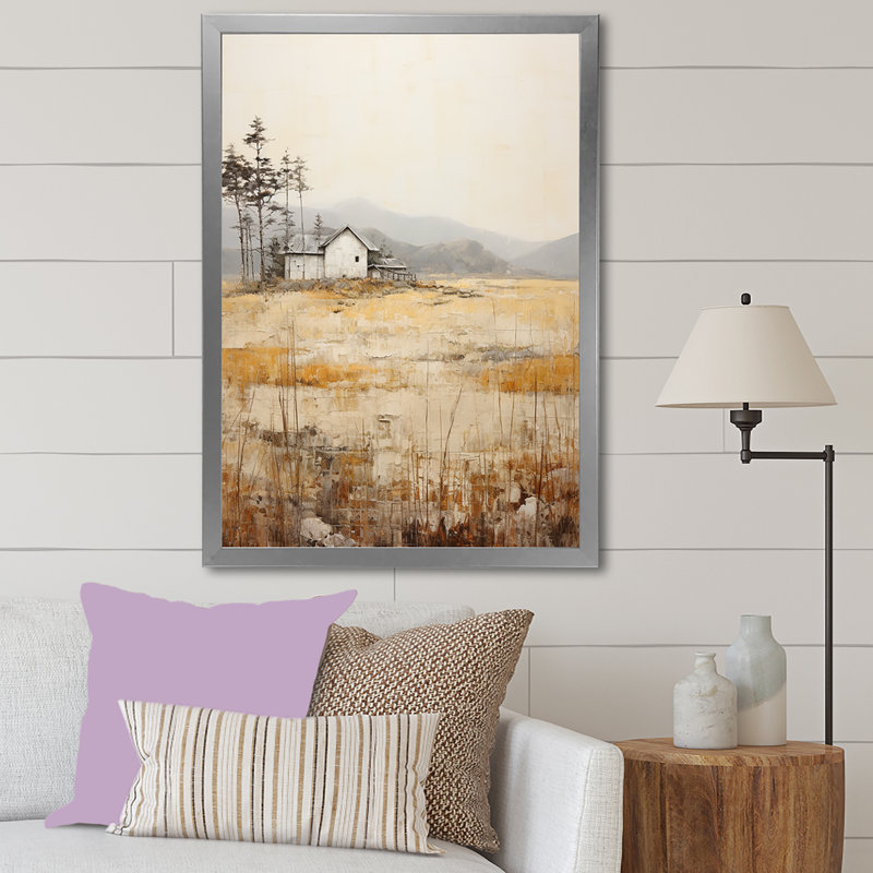 Countryside Rhapsody II sur toile, H 32 po x l 24 po x P 1 po, Cadre simple argenté