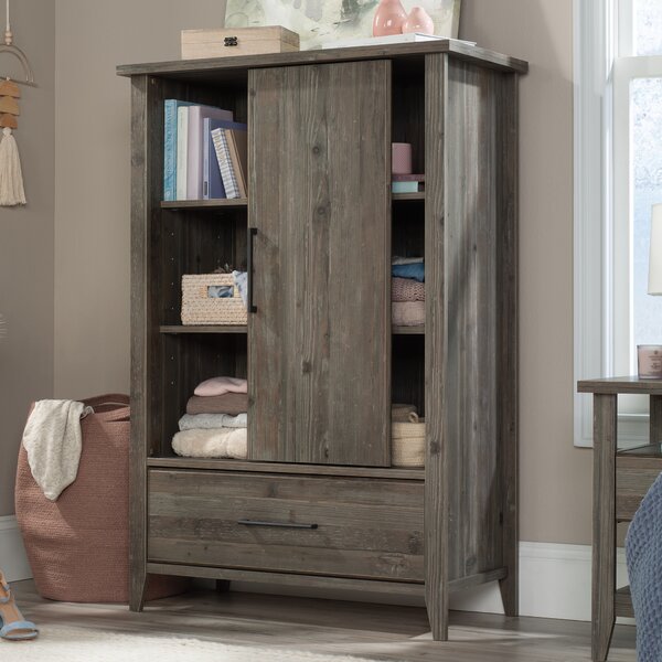 Gracie Oaks Arriaga Manufactured Wood Armoire & Reviews | Wayfair