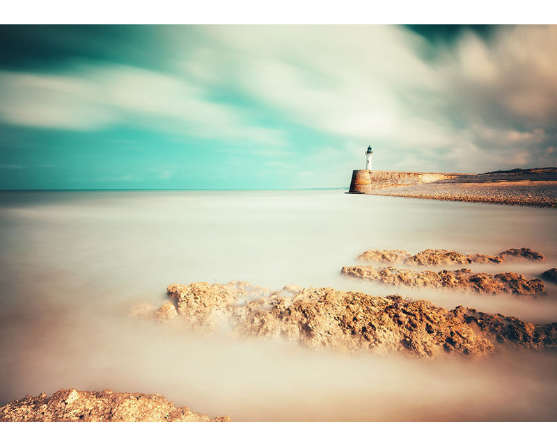 Brille Meme Le Jour Framed Painting Canvas by David Keochkerian, Glass Coat