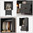 71" Tall Black Metal Wardrobe Cabinet with 2 Drawers & Hanging Rod – Space-Saving Storage for Bedroom, Office & More
