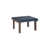 Navy Blue Top/Chocolate Brown Base