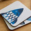 Catch Of The Day Square 4 Piece Coaster Set