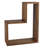 Aitken Hexagon Teak Solid Wood Floating Shelf