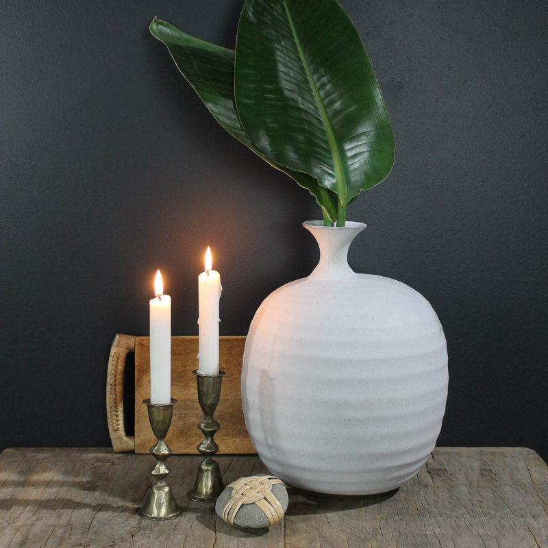 Metal Tabletop Candlestick, 5.5" H x 2" W x 2" D