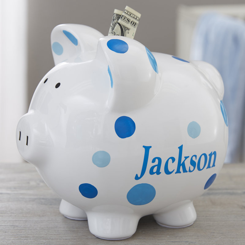 Text & Numbers Piggy Bank, Yes