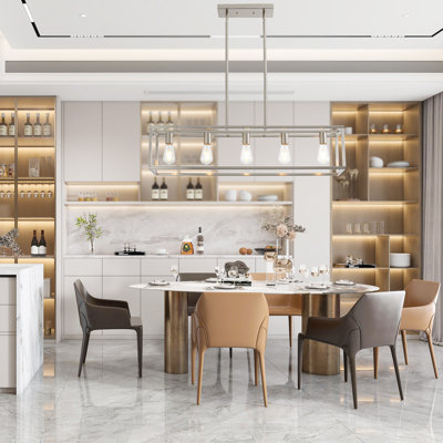 Ahslee 5 - Light Square/Rectangle Pendant