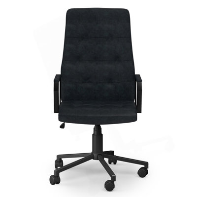 Fauteuil de bureau pivotant - Bleu vieilli