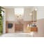 Halo 43 in. x 78 in. Frameless Glass Hinge Shower Door-722560445