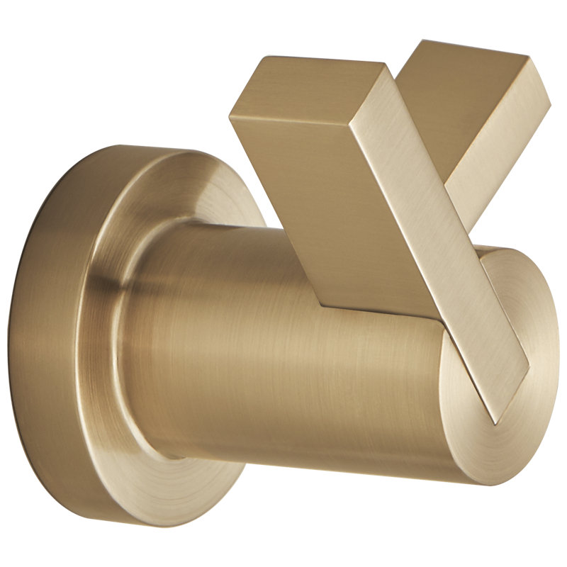 Litze® Double Robe Hook, Luxe Gold
