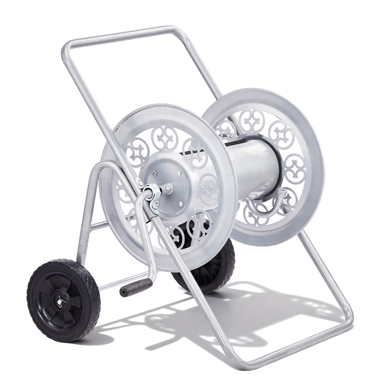 Chariot enrouleur de boyau d'arrosage robuste 200pi., 200'