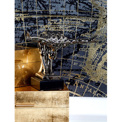 Sculpture de plongeur en céramique
