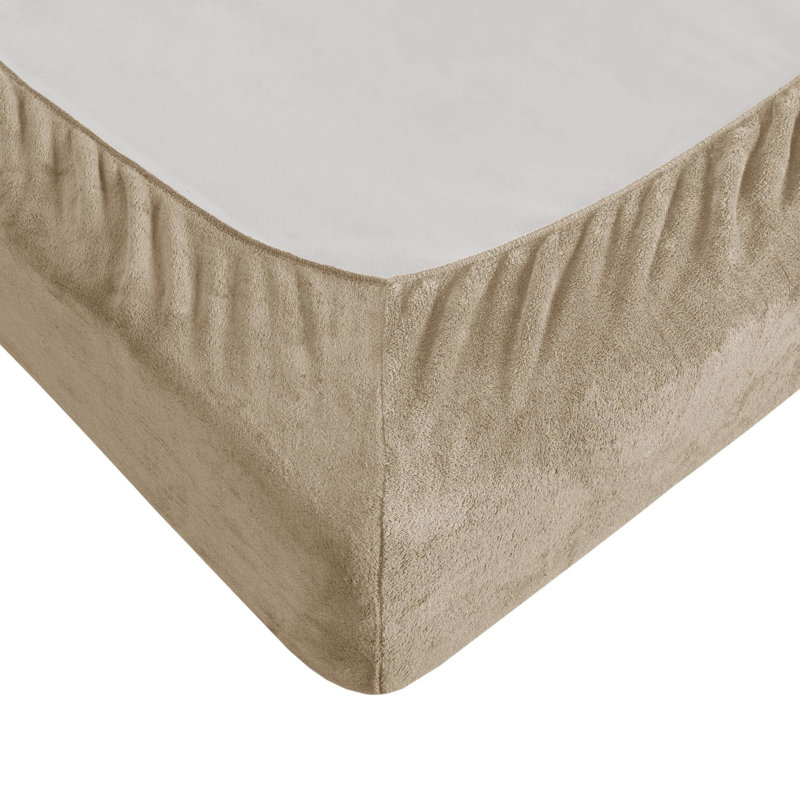 Taupe Twin Sheet - 100% For Softness And Well Being, Brushed Both Sides, With Flat, Fitted Sheets Pillowcase, Elastic 16" Mattresses, Machine Washable 3 Piece In Shade , Ultra Soft Comfortable,