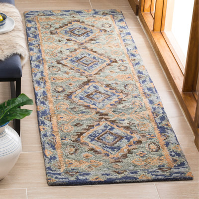 Deyoung Hand Tufted Wool Southwestern Rug
