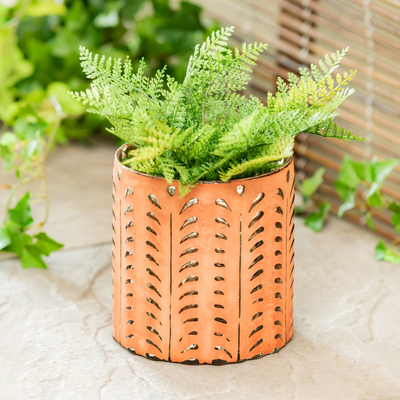 Decorative Glass Planter, 6in