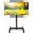 Floor TV Stand for 13-50 inch LCD LED Flat/Curved Panel Screen TVs up to 44 lbs