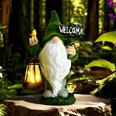 Gnomes Water Resistant Resin Garden Statue