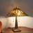 CHLOE Lighting FIRMAN Tiffany-Style 2-Light Mission Table Lamp 16" Shade