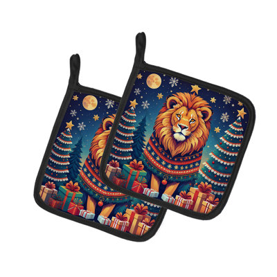 Paire de poignées lion Lion