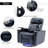 270° Power Swivel Recliner, Home Theater Seating With Hidden Arm Storage, LED Light Strip, Cup Holder, 360° Swivel Tray Table, And Cell Phone Holder, Soft Living Room Chair, Recliner-1296548310