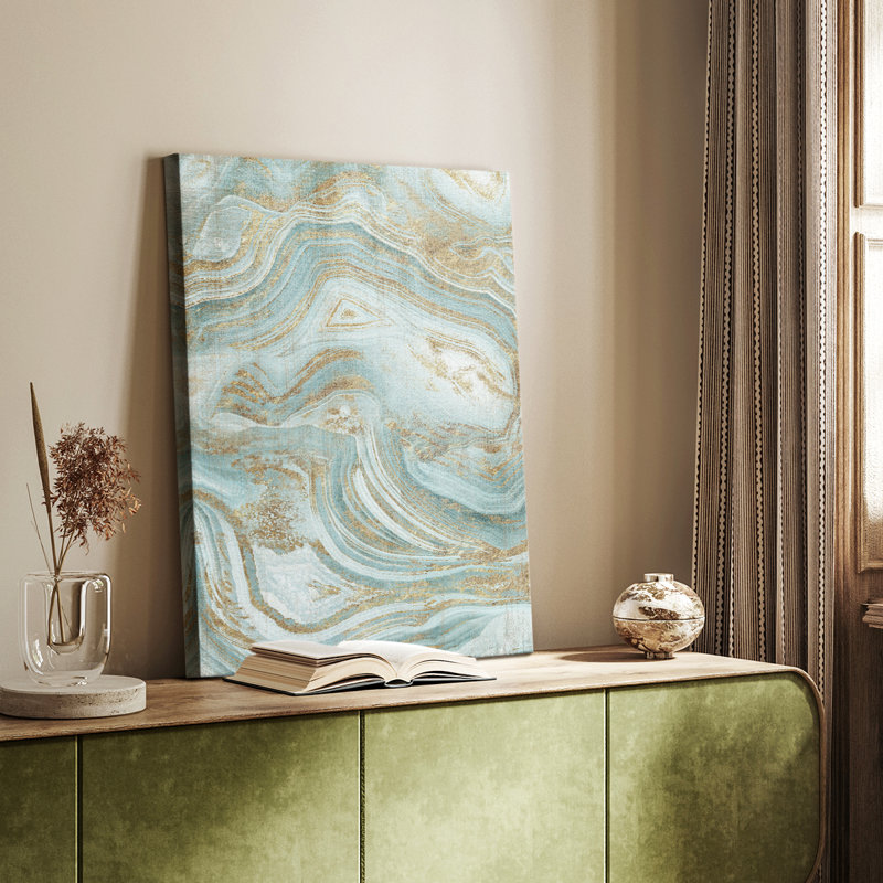 Agate bleue - galerie Cavas sur mesure, H 60 po x l 40 po
