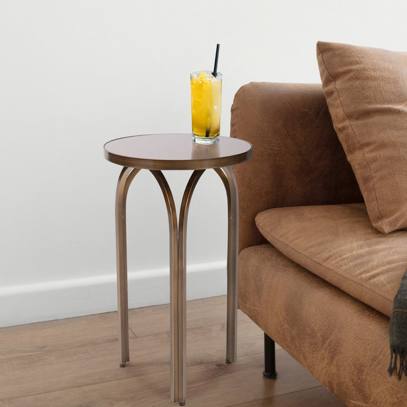 Juni Glass Top End Table
