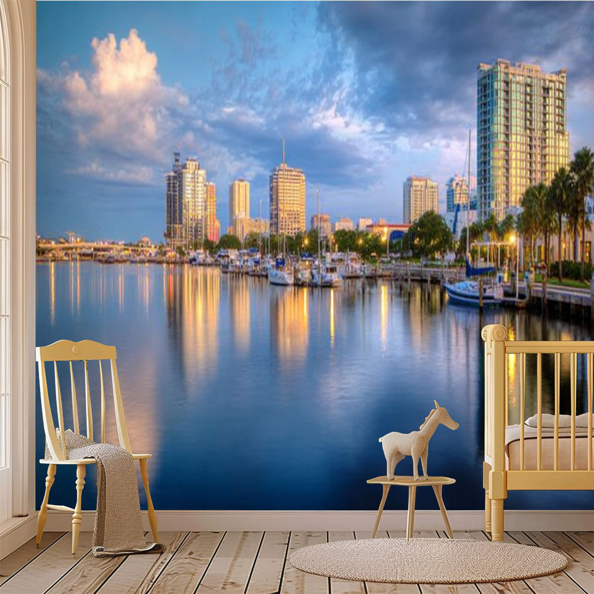 Latitude Run® Peel and Stick Wallpaper Wall Mural St Petersburg Florida ...