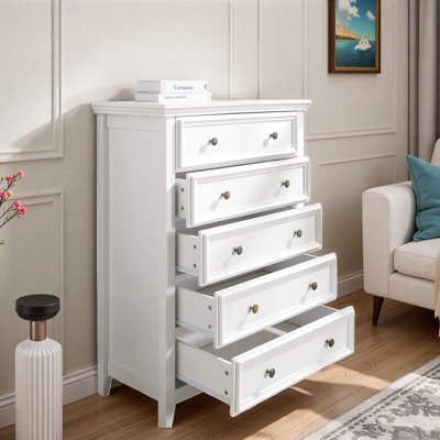 Modern Dresser With 5 Drawers