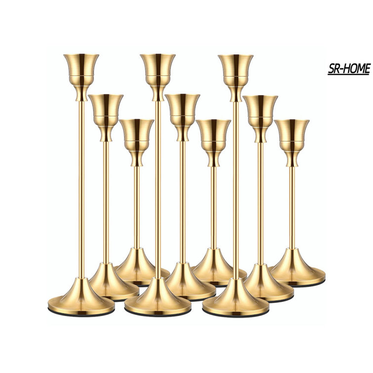 13'' H Metal Tabletop Candle Accessories