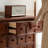 Dark-brown Solid + Manufactured Wood Accent Cabinet