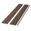 Panneaux muraux à lattes de 104,375 po x l 11,25 po avec embout - traitement mural moderne en bois insonorisant-118907535