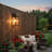 19.7 in. 1-Light Black Outdoor Wall Sconce for Porch, Garage or Entry Lighting（2-Pack）