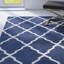 Tapis bleu marine / beige Ammundsen-1190977007