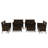 Winston Porter 8 Piece Patio Rattan Conversation Set Outdoor Wicker Furniture Set W/ Chair-951791364