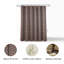 Rideau de bain en lin Artisan  Tissu naturel | Panneau de douche décoratif, bordure Laxmi, rouge-1565801814