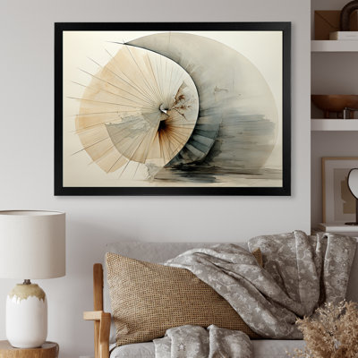 Asian Art Seashell Sumi IV " Asian Art Seashell Sumi IV "
