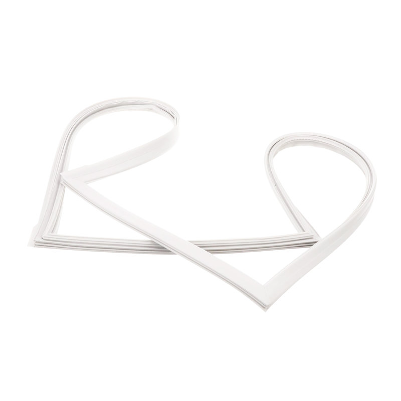 Whole Parts Refrigerator French Door Seal Gasket, Single Piece, (Magnetic Strip Inside), Part# DA97-05253B - Replacement & Compatible with Some Samsung Refrigerators