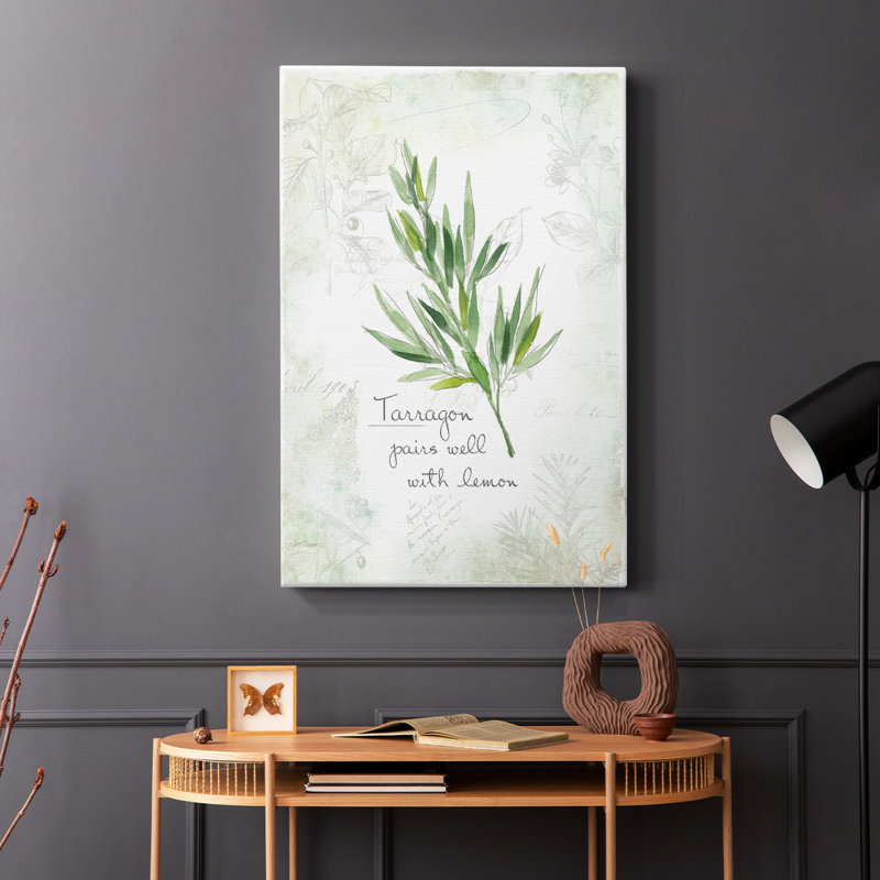 Estragon frais - galerie Cavas enveloppé, H 12 po x l 8 po