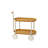 Movable Small Pushcart Small Cart Double Layered Coffee Table Leisure