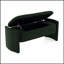 Élégant banc de rangement avec repose-pieds en forme de boucle avec un design simple et grand-623392993