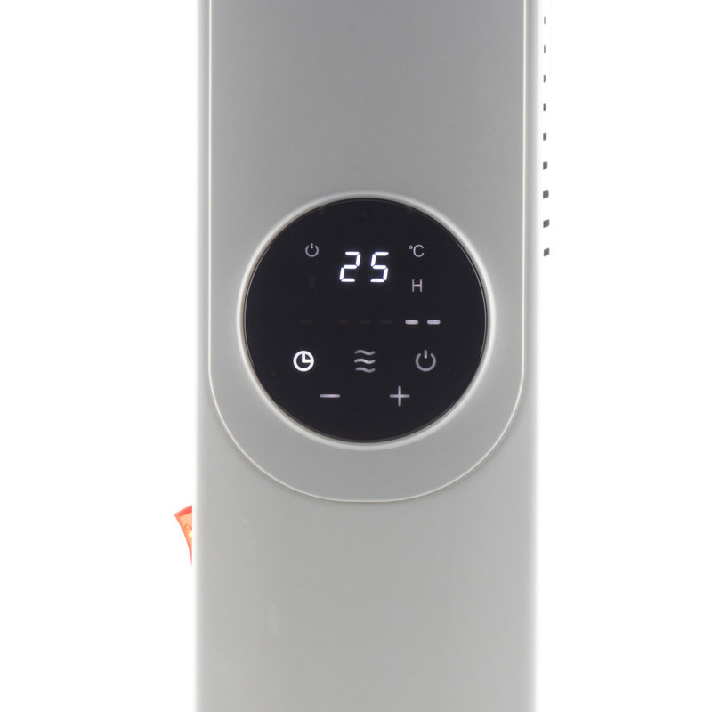 Daewoo 2000W Electric Radiator Space Heater with Adjustable Thermostat and with Digital Display