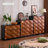 Black+Dark-brown Solid + Manufactured Wood Accent Cabinet