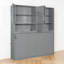 Lit escamotable simple avec armoire murale, tablettes, charge USB et lumière, lit pliable peu encombrant pour chambre ou chambre d'amis-1601821770