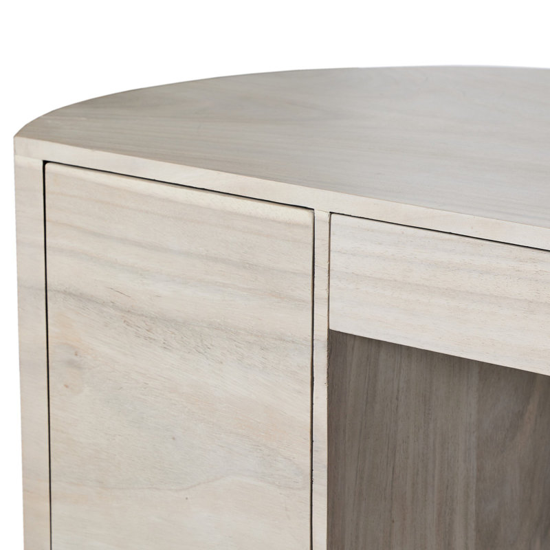 Lunas Executive Desk, Bleached Guanacaste