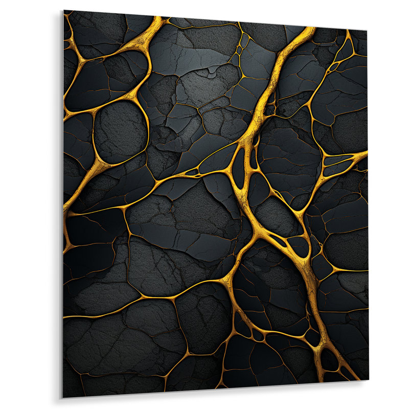 " Volcano Volcanic Veins I ", 32" H x 16" W