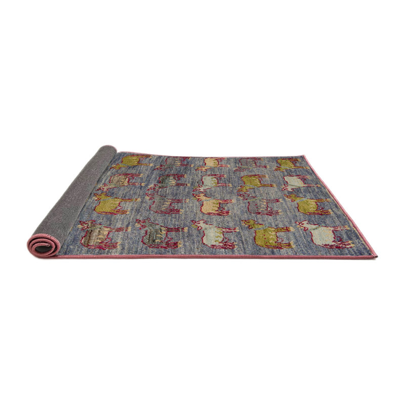 Tapis abstrait moderne 4989, Rond 8 pi