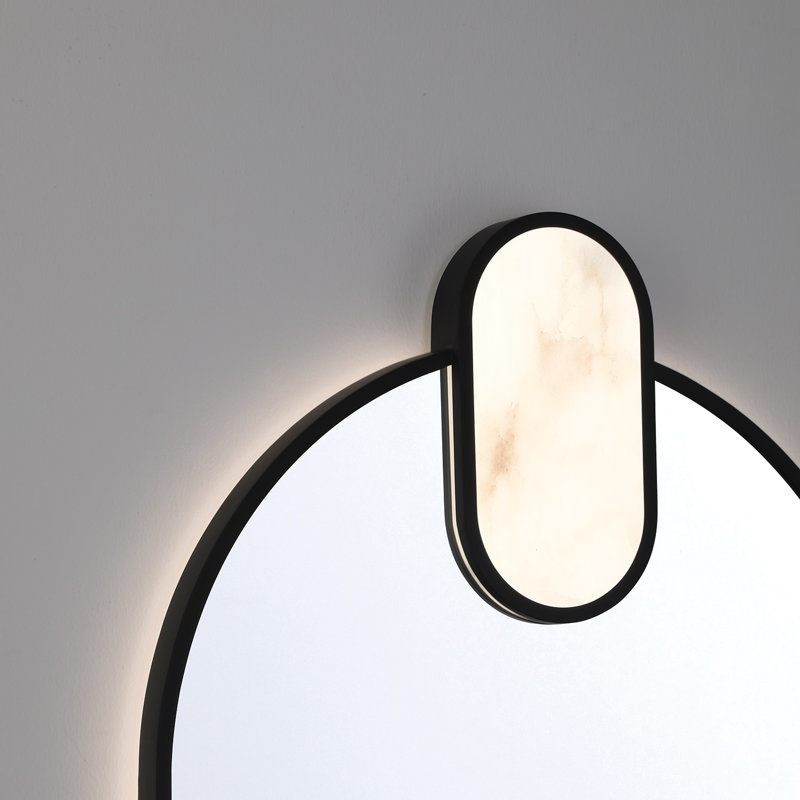 Mrissa, Mirror , 21" X 39", Matte Black