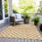 Machine Washable Indoor/Outdoor Xhevrie Orange Rug-1254469266