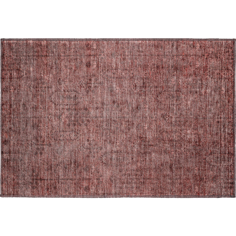 Premium Machine Washable Prisco Paprika Rug, Rectangle 1'8" x 2'6"