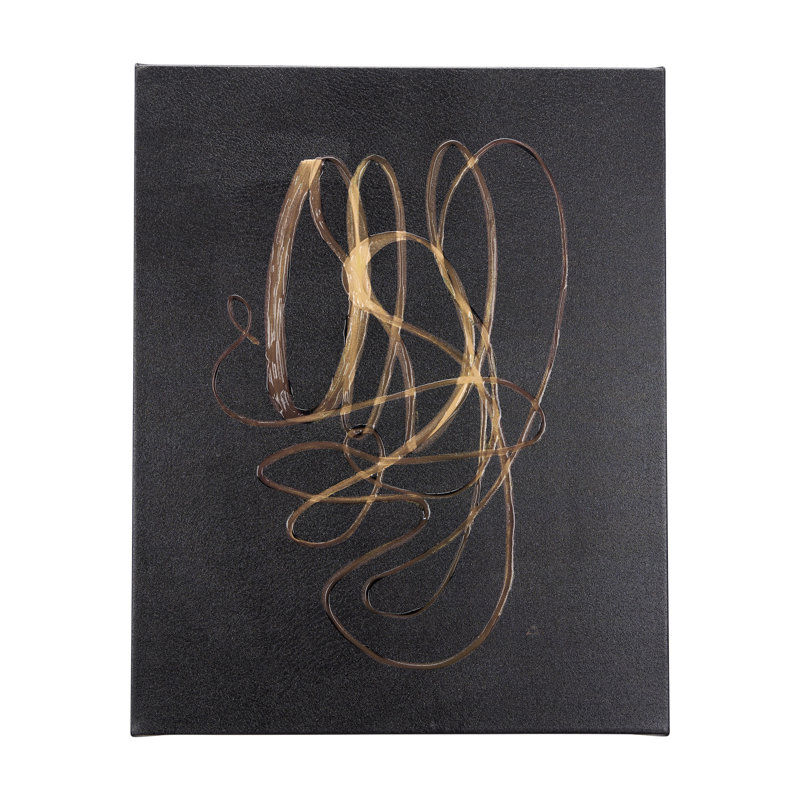 Lines V a Hand Embelished Textured Canvas, 50" H x 40" W x 1.5" D