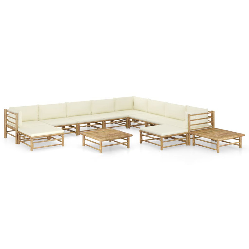 Kwak 12 Piece with Cushions, Cream White